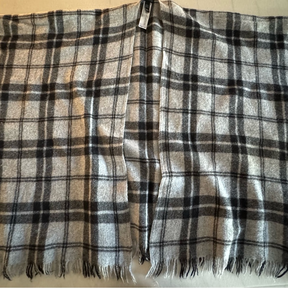 Eileen Fisher Cape Scarf Serape cashmere and wool